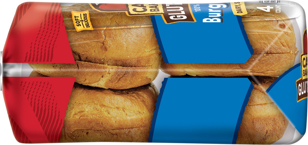 slide 3 of 8, Canyon Bakehouse Burger Buns, 12 oz