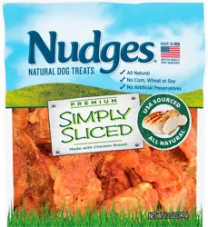 Nudges Simply Sliced Premium Chicken Breast Dog Treats 12 oz