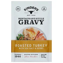 Kinder's Restaurant-Style Roasted Turkey with Sea Salt & Herbs Gravy Mix 1 oz