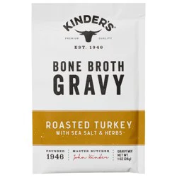 Kinder's Restaurant-Style Roasted Turkey with Sea Salt & Herbs Gravy Mix 1 oz