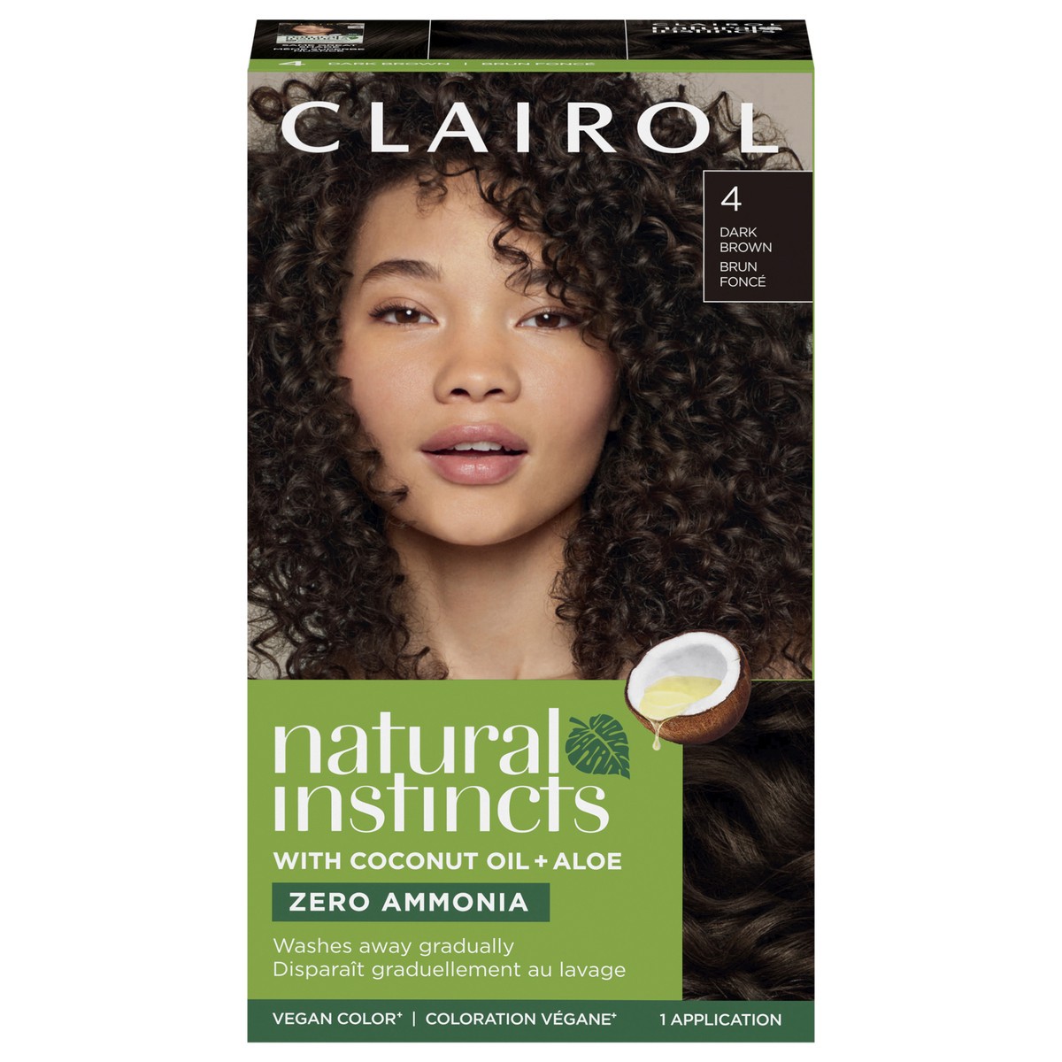 slide 1 of 5, Natural Instincts Clairol Natural Instincts 4 Dark Brown Hair Color, 1 ct