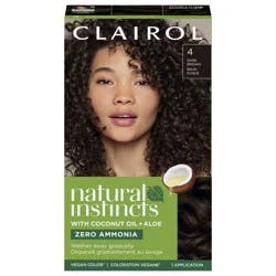 Natural Instincts Clairol Natural Instincts 4 Dark Brown Hair Color