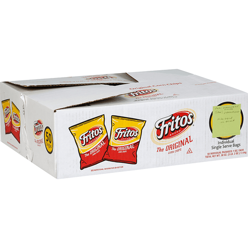 slide 2 of 2, Fritos The Original Corn Chips, 50 ct