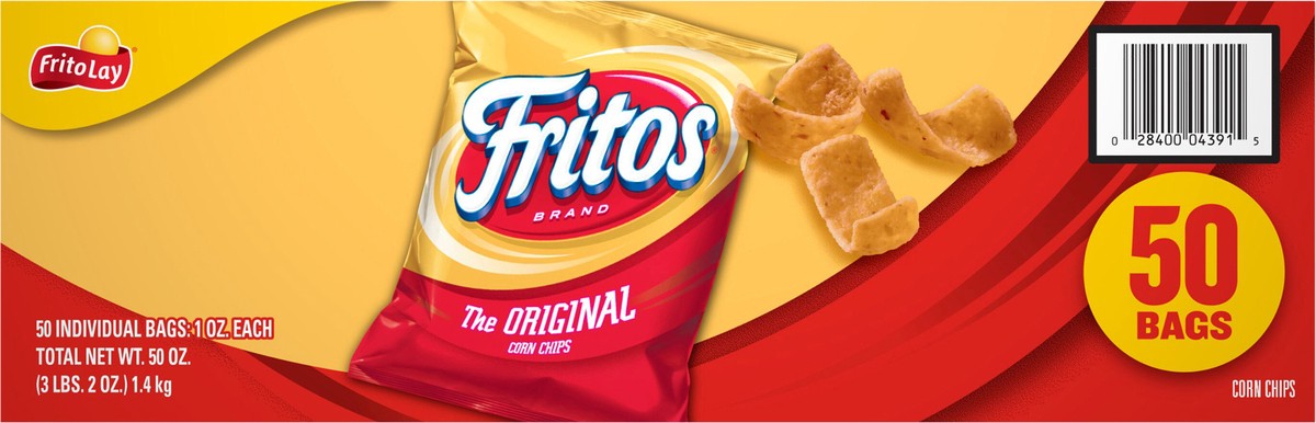 slide 2 of 9, Fritos The Original Corn Chips (50-1 Oz) 50 Ounce Plastic Bags in Box, 50.0 oz