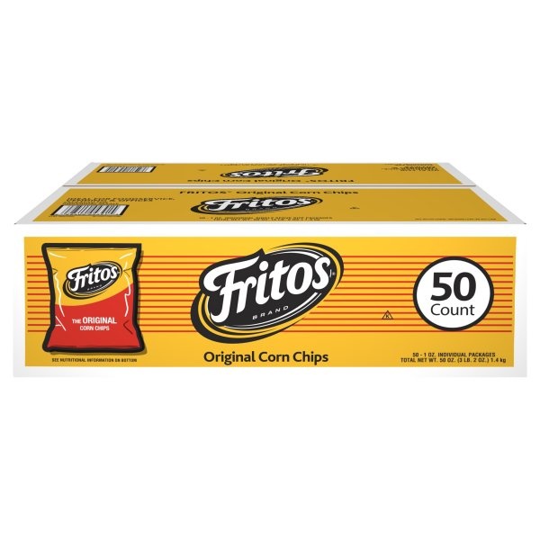 slide 1 of 2, Fritos The Original Corn Chips, 50 ct