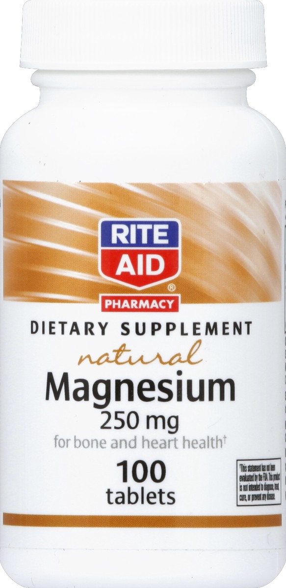 slide 2 of 3, Rite Aid Ra Nat Magnsm, 100 ct