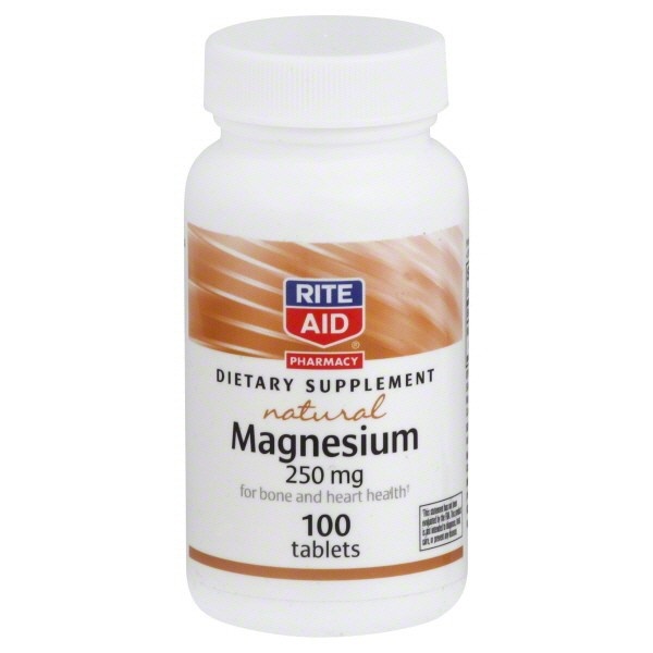 slide 1 of 3, Rite Aid Ra Nat Magnsm, 100 ct