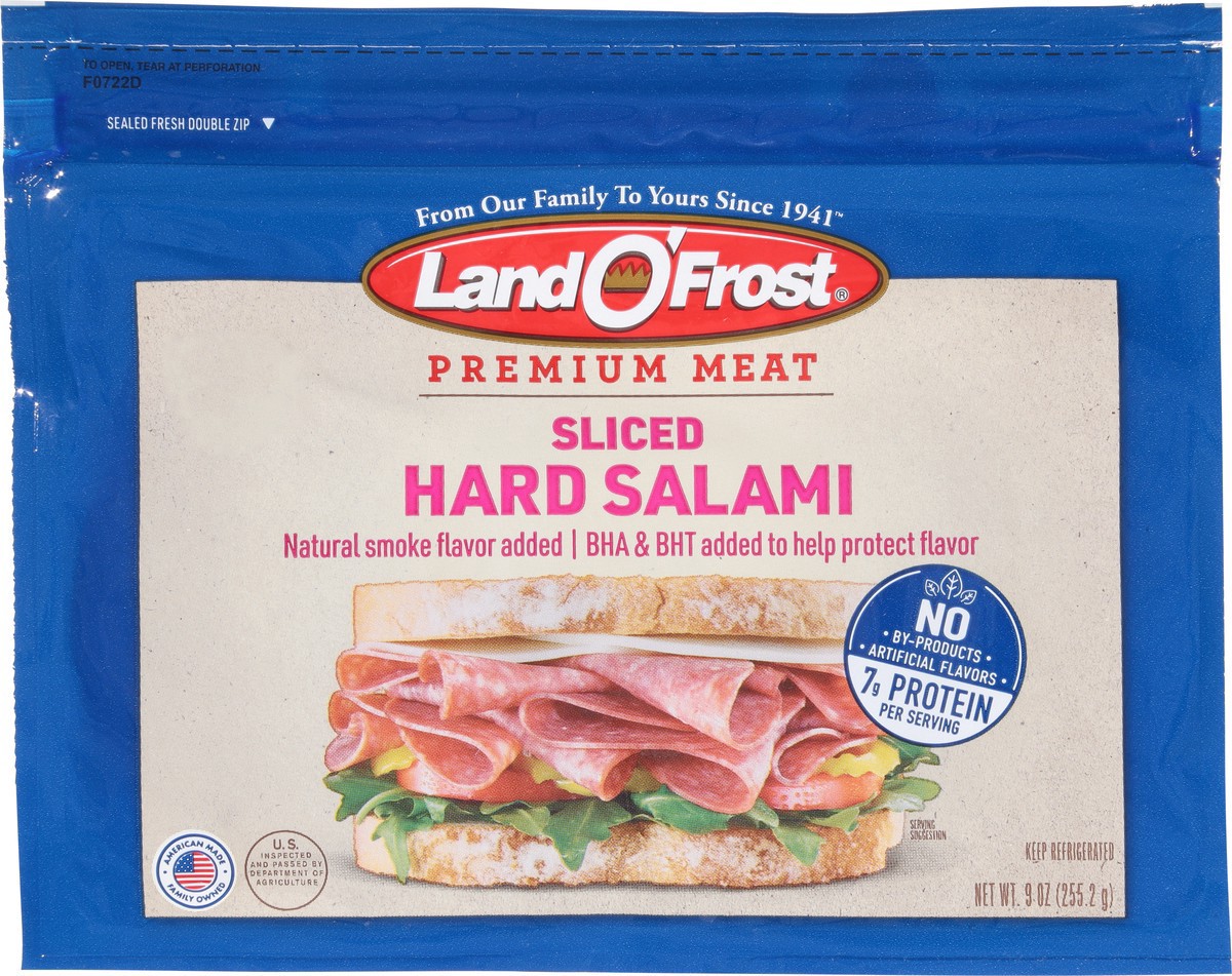 slide 5 of 13, Land O' Frost Salami, 9 oz