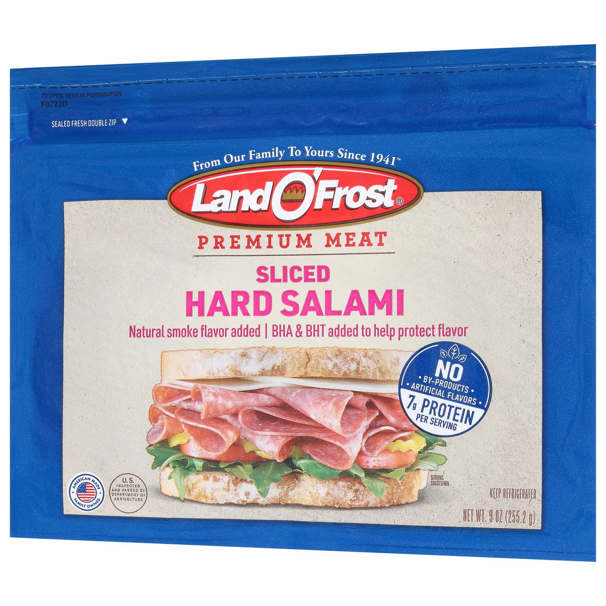 slide 3 of 13, Land O' Frost Salami, 9 oz