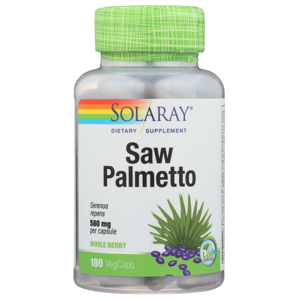 slide 1 of 1, Solaray Saw Palmetto Berries, 1 ct