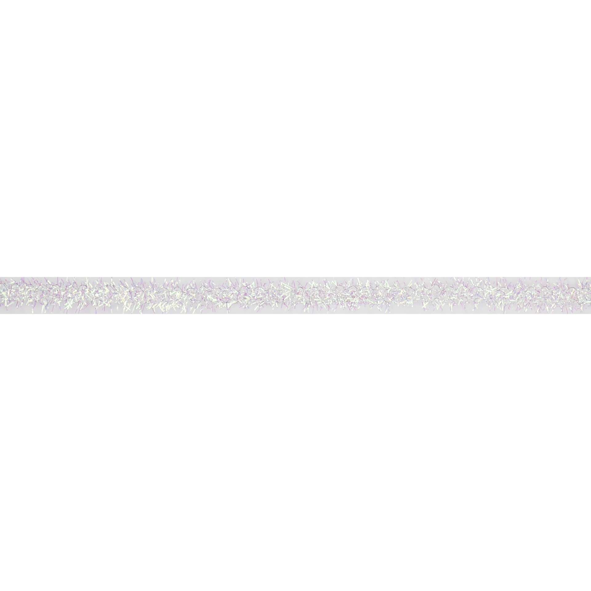 slide 3 of 3, 2/5" X 40ft. White Tinsel Wired Trim Ribbon By Celebrate It, 0.4 in x 30 ft