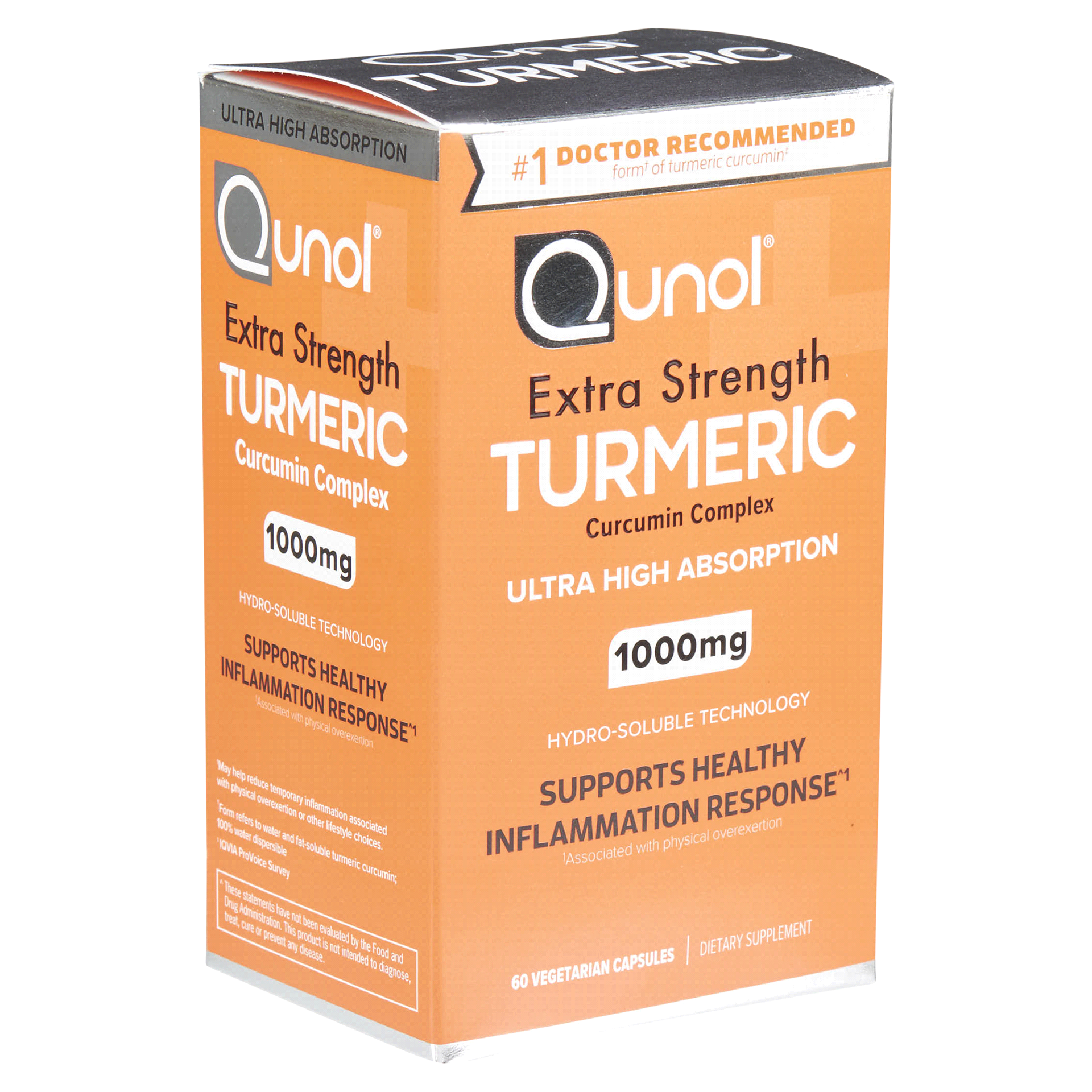 slide 25 of 29, Qunol Extra Strength 1000 mg Vegetarian Capsules Turmeric 60 ea, 60 ct