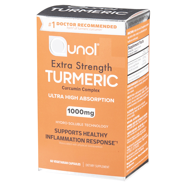 slide 26 of 29, Qunol Extra Strength 1000 mg Vegetarian Capsules Turmeric 60 ea, 60 ct