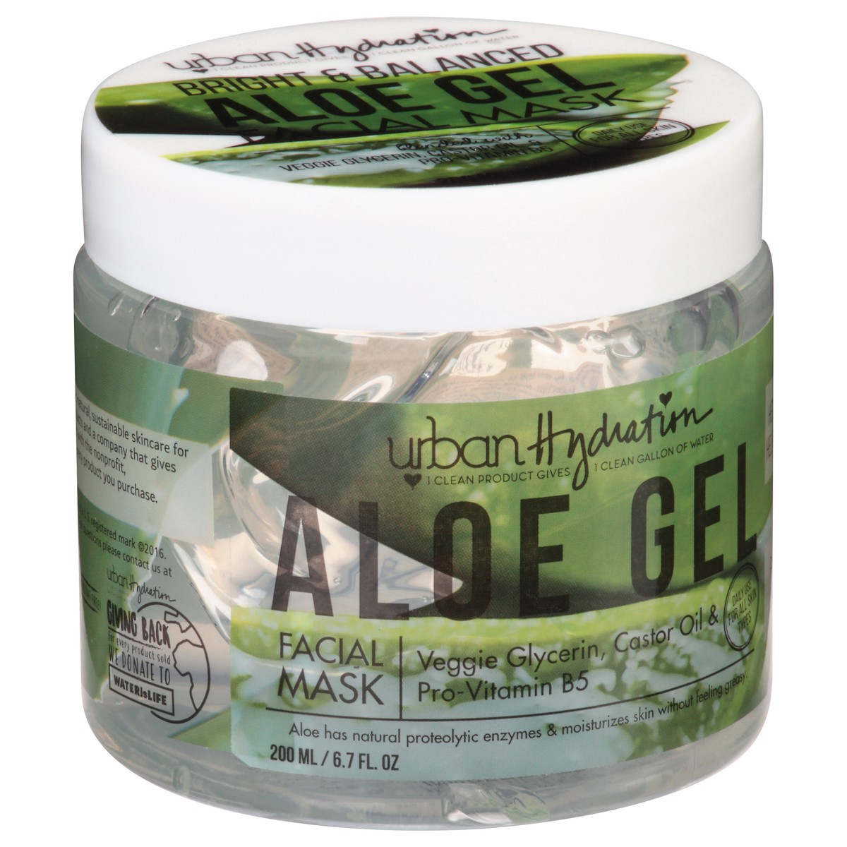 slide 2 of 9, Urban Hydration Aloe Gel Facial Mask 6.7 fl oz, 1 ct