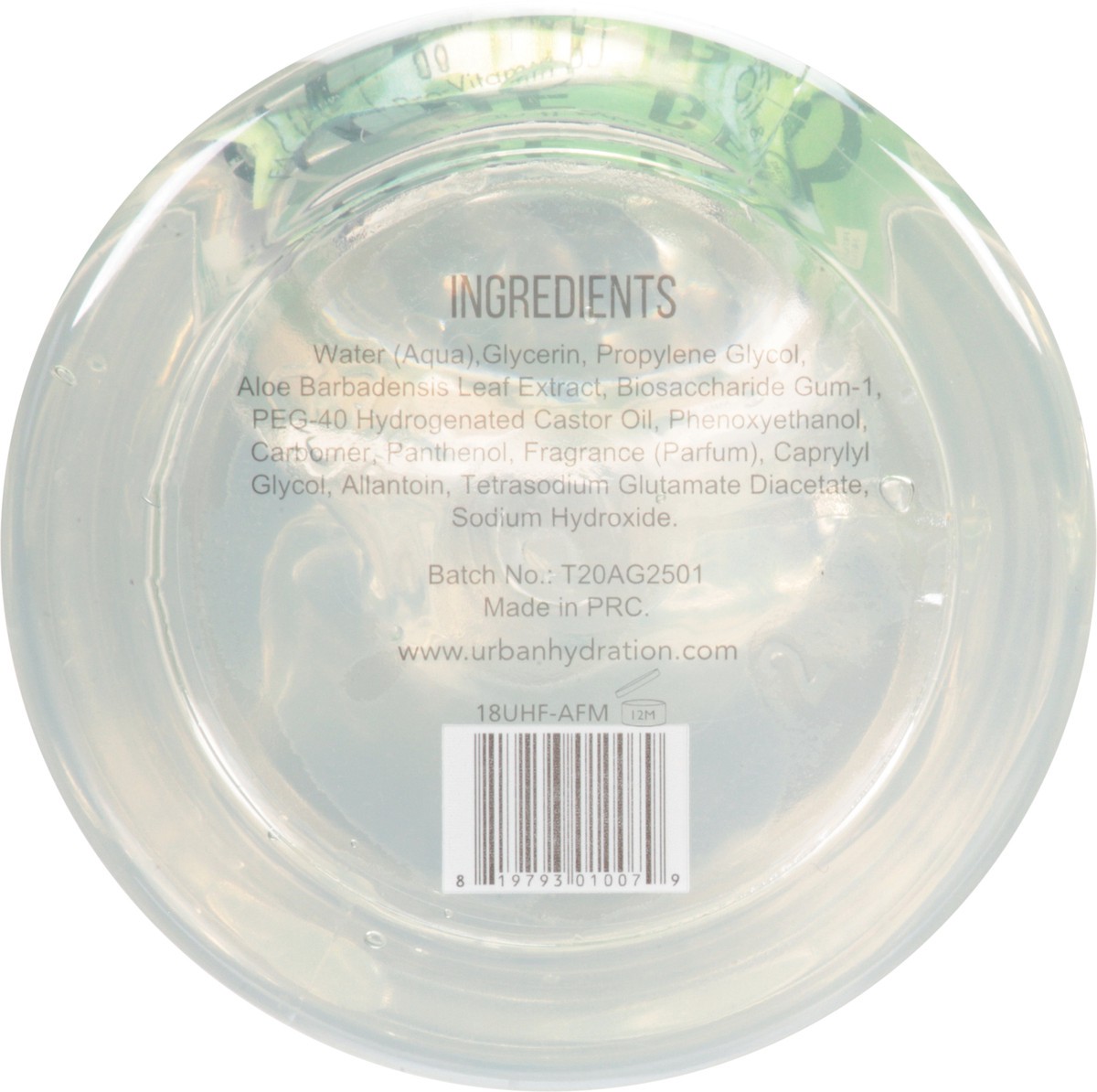 slide 3 of 9, Urban Hydration Aloe Gel Facial Mask 6.7 fl oz, 1 ct
