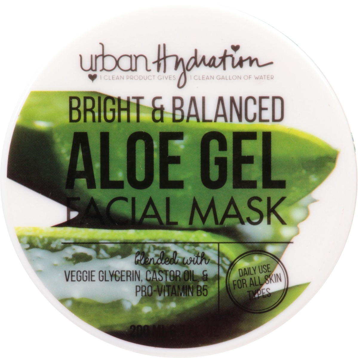 slide 8 of 9, Urban Hydration Aloe Gel Facial Mask 6.7 fl oz, 1 ct