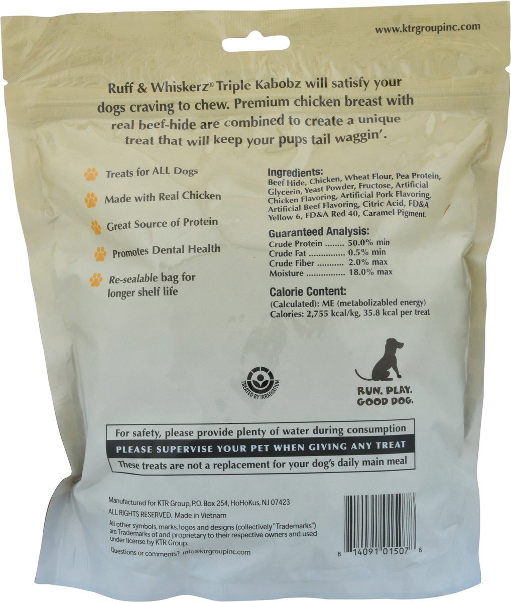 slide 7 of 13, Ruff & Whiskerz Triple Kabobz Treats for Dogs 36 ea, 36 ct
