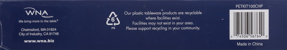 slide 2 of 9, WNA Petites Entertain in Style Appetizer & Dessert Set 100 CT 1 ea, 1 ct