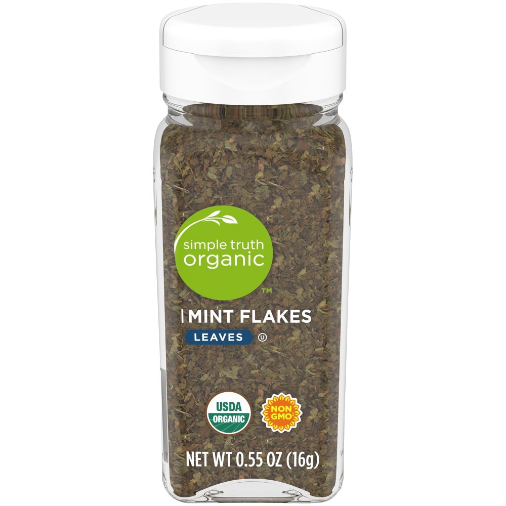 slide 3 of 3, Simple Truth Organic Mint Flakes, 0.55 oz