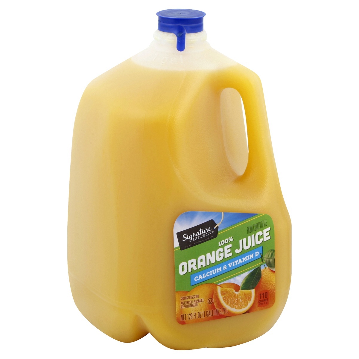 slide 1 of 4, Signature Kitchens 100% Pure Orange Juice, 