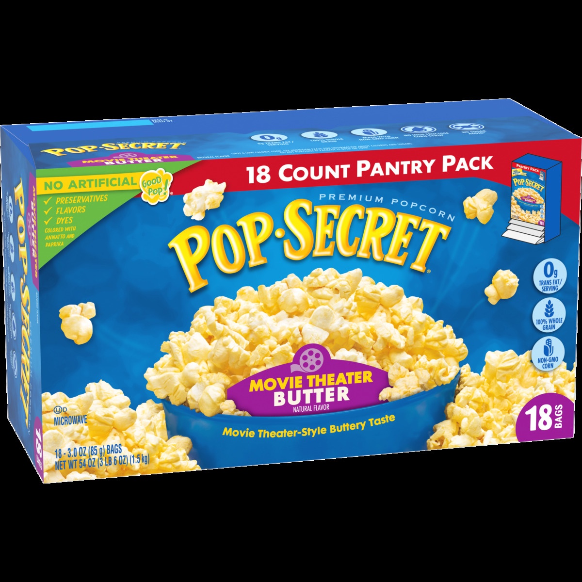 Pop Secret Movie Theater Butter Microwave Popcorn