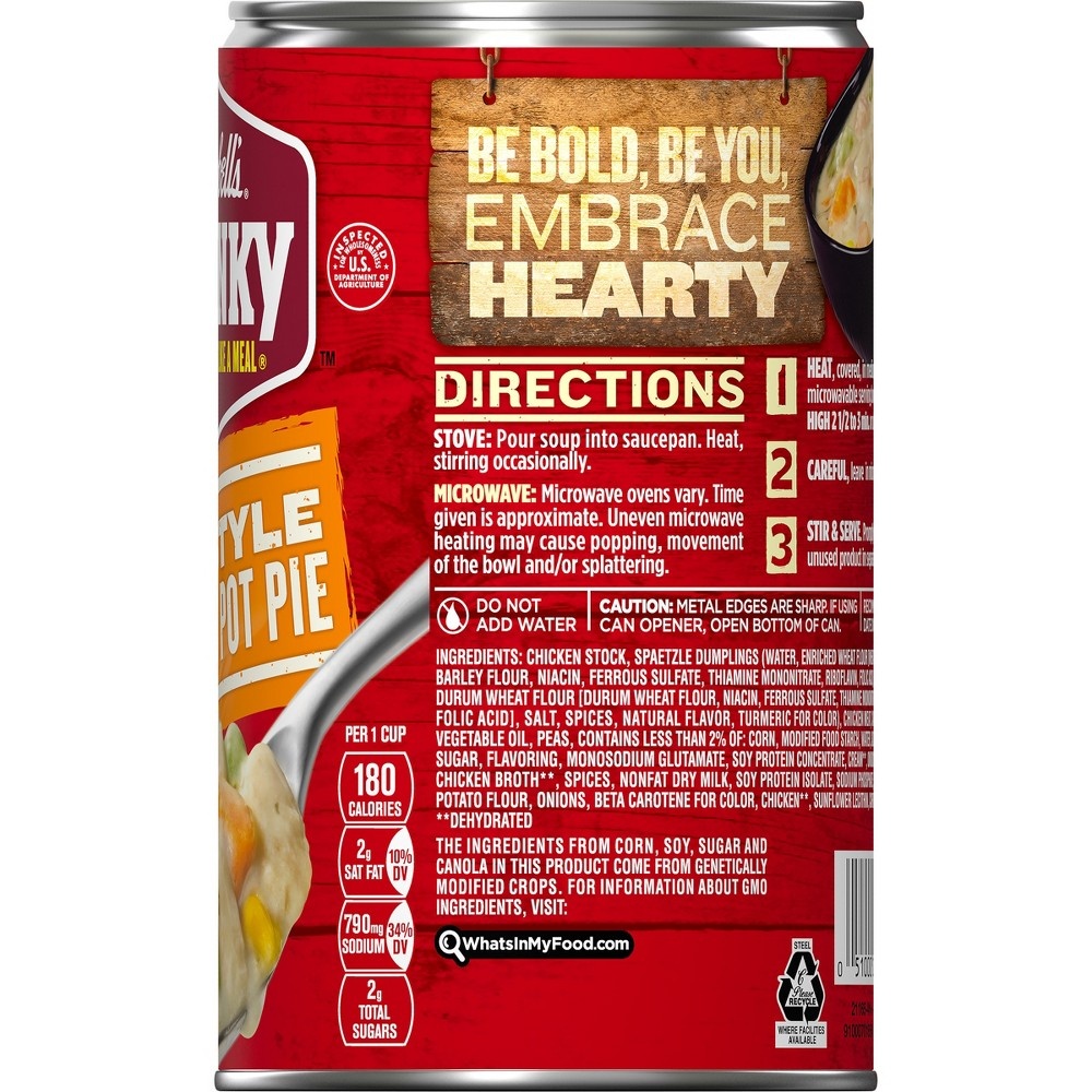 Campbell's Chunky PubStyle Chicken Pot Pie Soup 18.8 oz Shipt