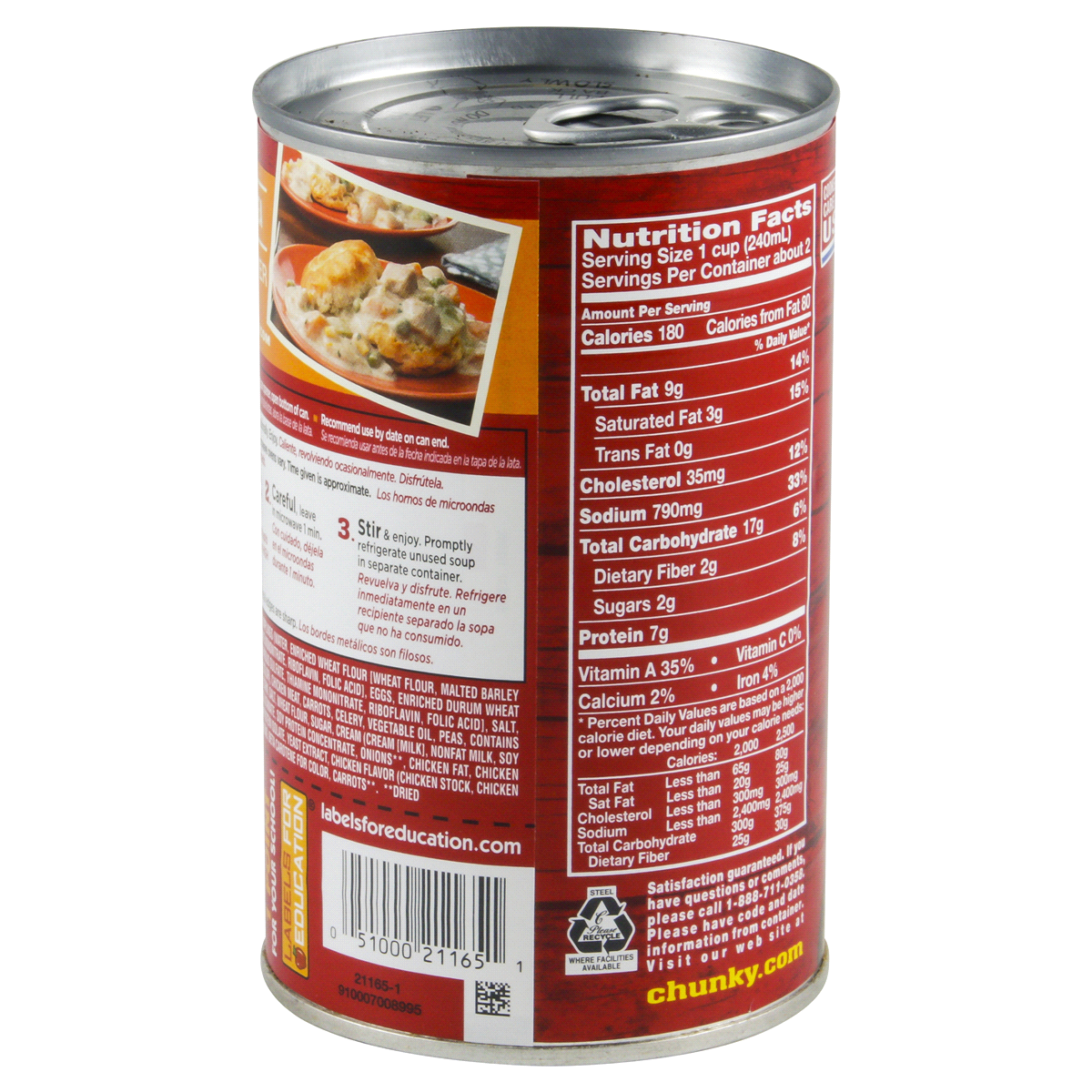 Campbell's Chunky PubStyle Chicken Pot Pie Soup 18.8 oz Shipt