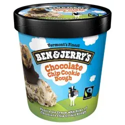 Ben & Jerry's Ice Cream Chocolate Chip Cookie Dough, 16 oz