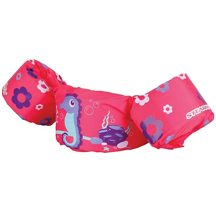 slide 1 of 1, Coleman Stearns Seahorse Puddle Jumper - Pink, 1 ct