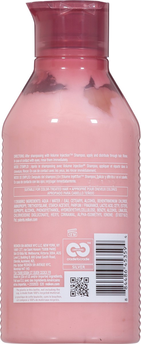 slide 5 of 9, Redken Redkin Volume Injection Conditioner, 10.1 oz