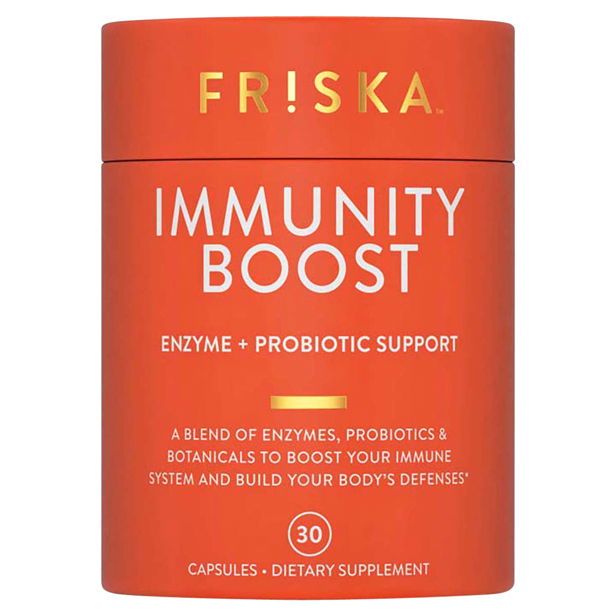 slide 1 of 1, Friska Immunity Boost Digestive Enzyme and Probiotic Supplements, 30 ct