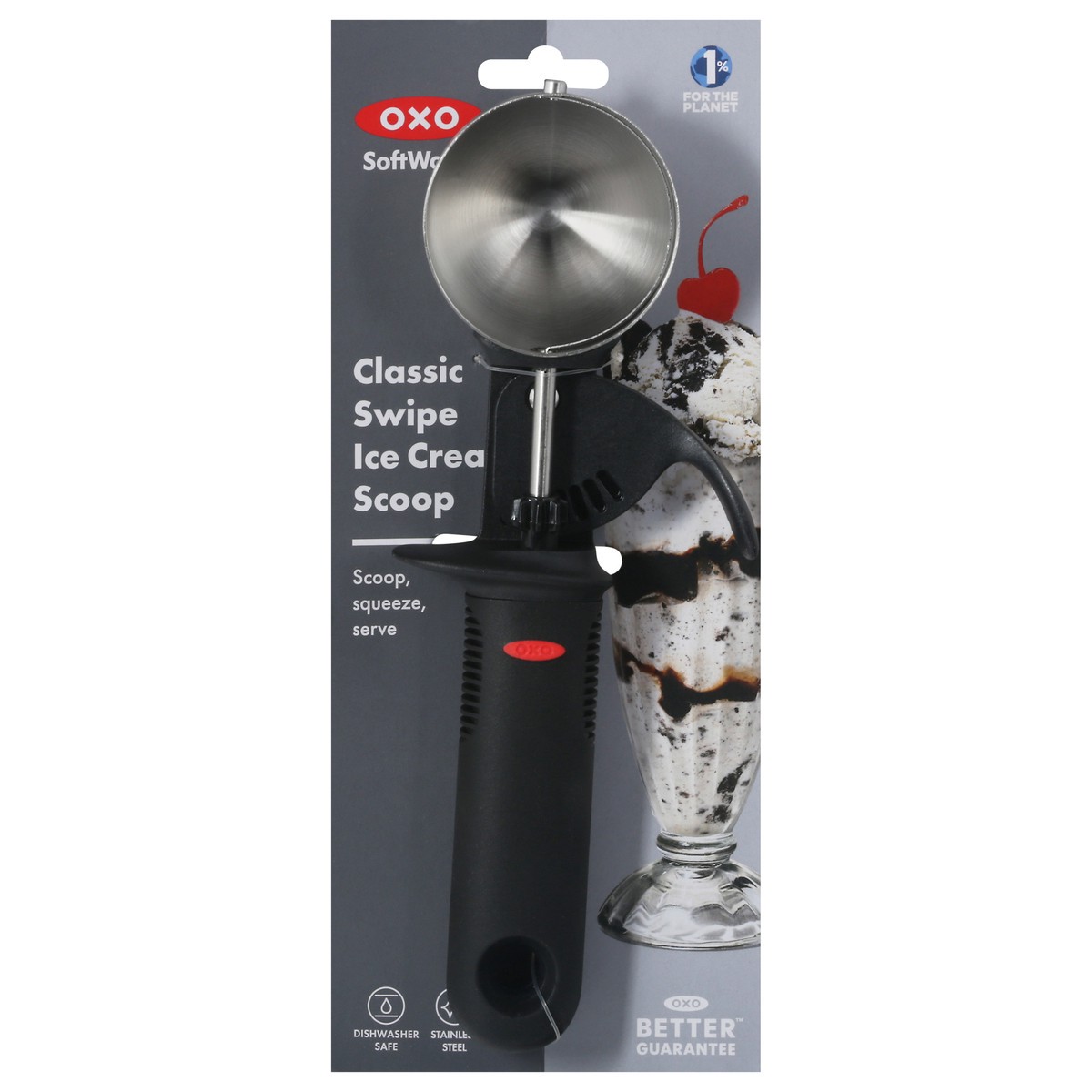 slide 1 of 32, OXO Trigger Ice Cream Scoop, 1 ct