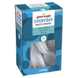 Giant Eagle Heavy Duty Plastic Spoons