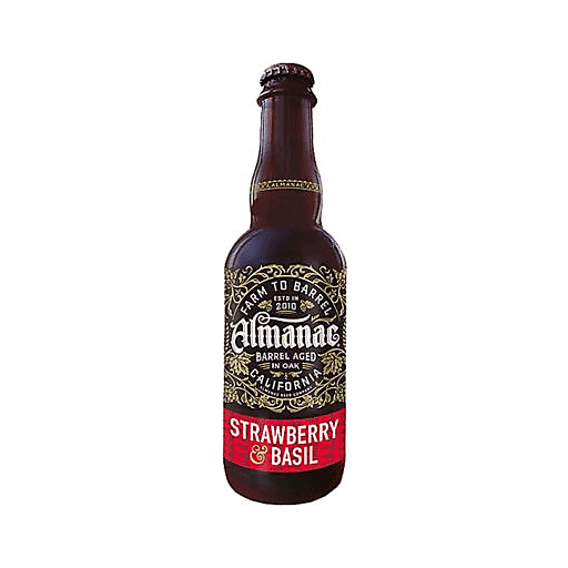 slide 1 of 1, Almanac Beer Co. Strawberry & Basil Sour, 375 ml