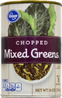 slide 1 of 1, Kroger Chopped Mixed Greens, 14 oz