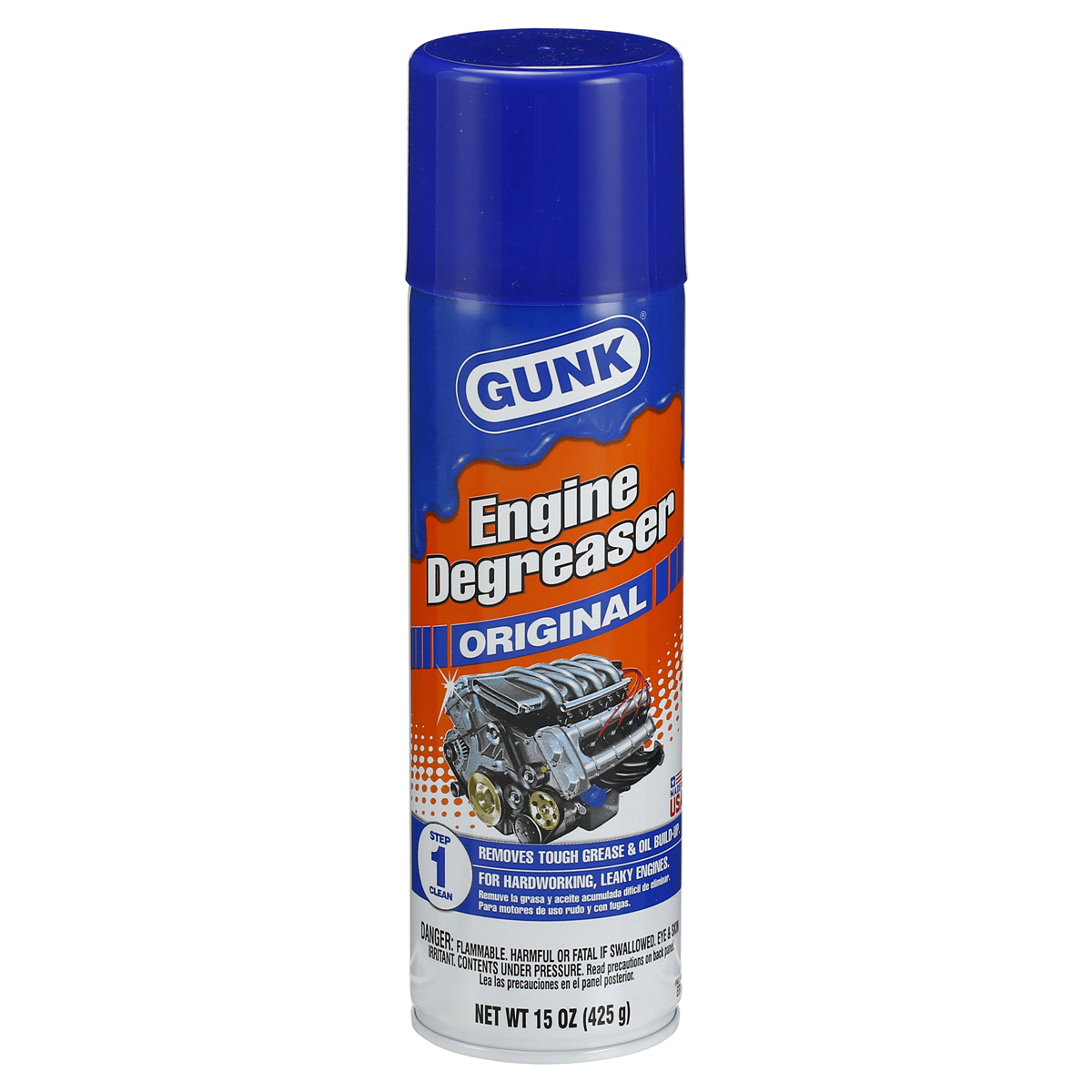 slide 1 of 1, GUNK Engine Degreaser 15 oz, 15 oz