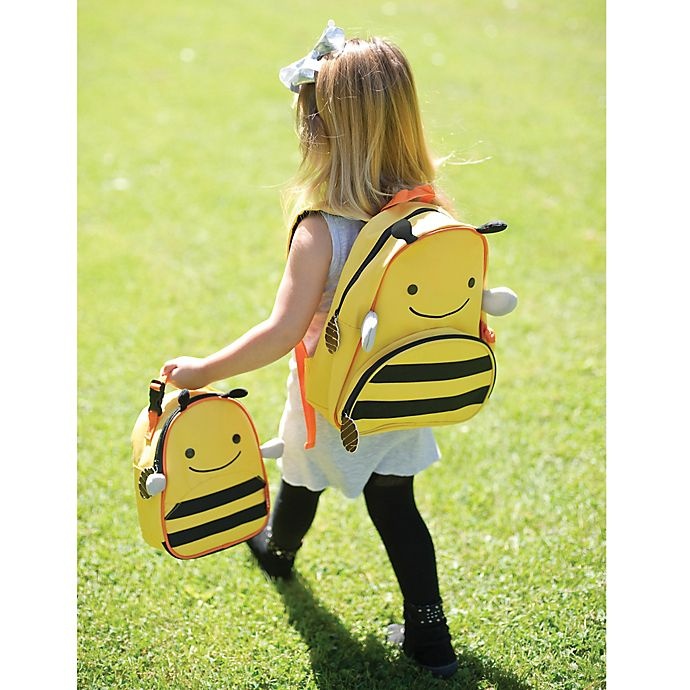 slide 3 of 5, Skip Hop SKIP*HOP Zoo Pack Little Kid Backpack - Bee, 1 ct