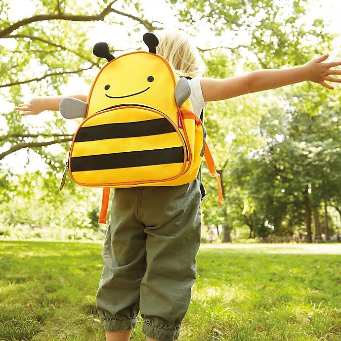 slide 5 of 5, Skip Hop SKIP*HOP Zoo Pack Little Kid Backpack - Bee, 1 ct