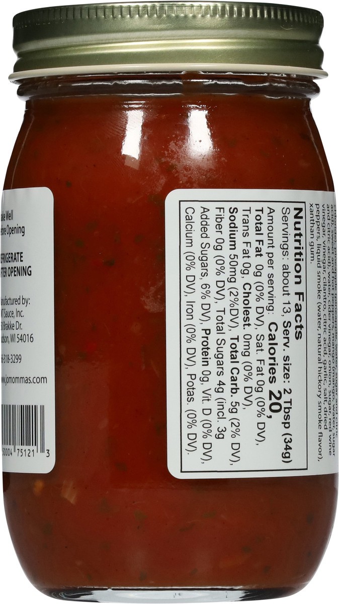 slide 12 of 14, JoMamma's Salsa, Pineapple Mango with Habanero, 16 Ounce, 16 oz