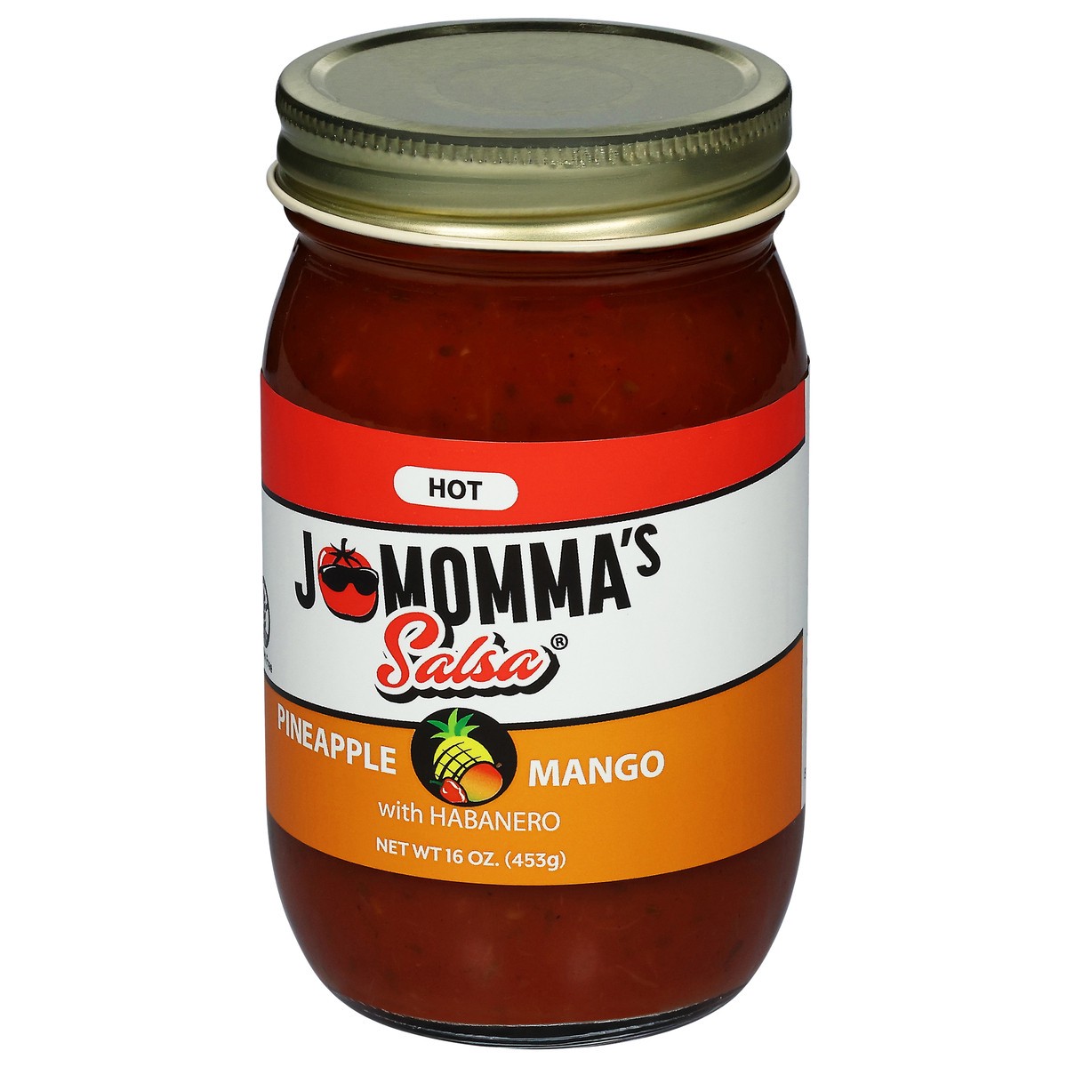 slide 14 of 14, JoMamma's Salsa, Pineapple Mango with Habanero, 16 Ounce, 16 oz