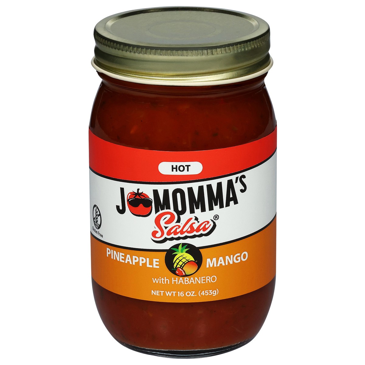 slide 5 of 14, JoMamma's Salsa, Pineapple Mango with Habanero, 16 Ounce, 16 oz