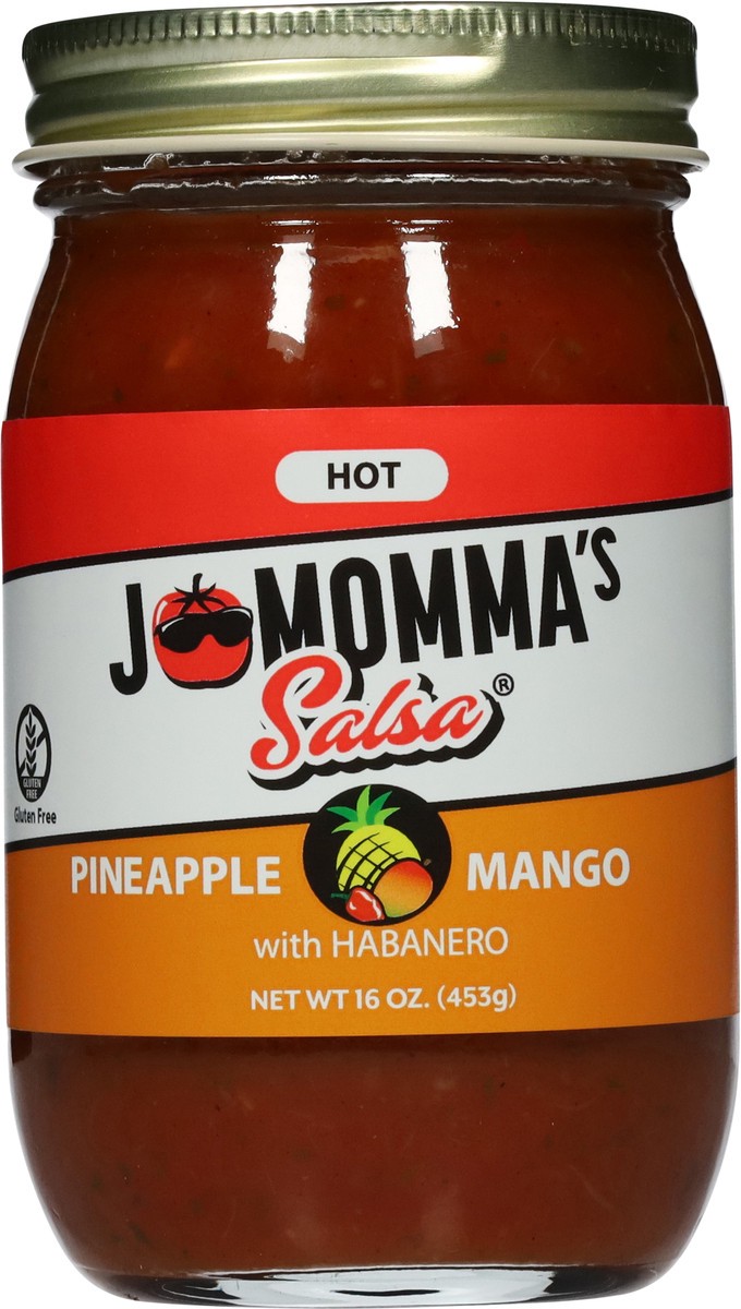 slide 2 of 14, JoMamma's Salsa, Pineapple Mango with Habanero, 16 Ounce, 16 oz