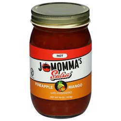 JoMamma's Salsa, Pineapple Mango with Habanero, 16 Ounce