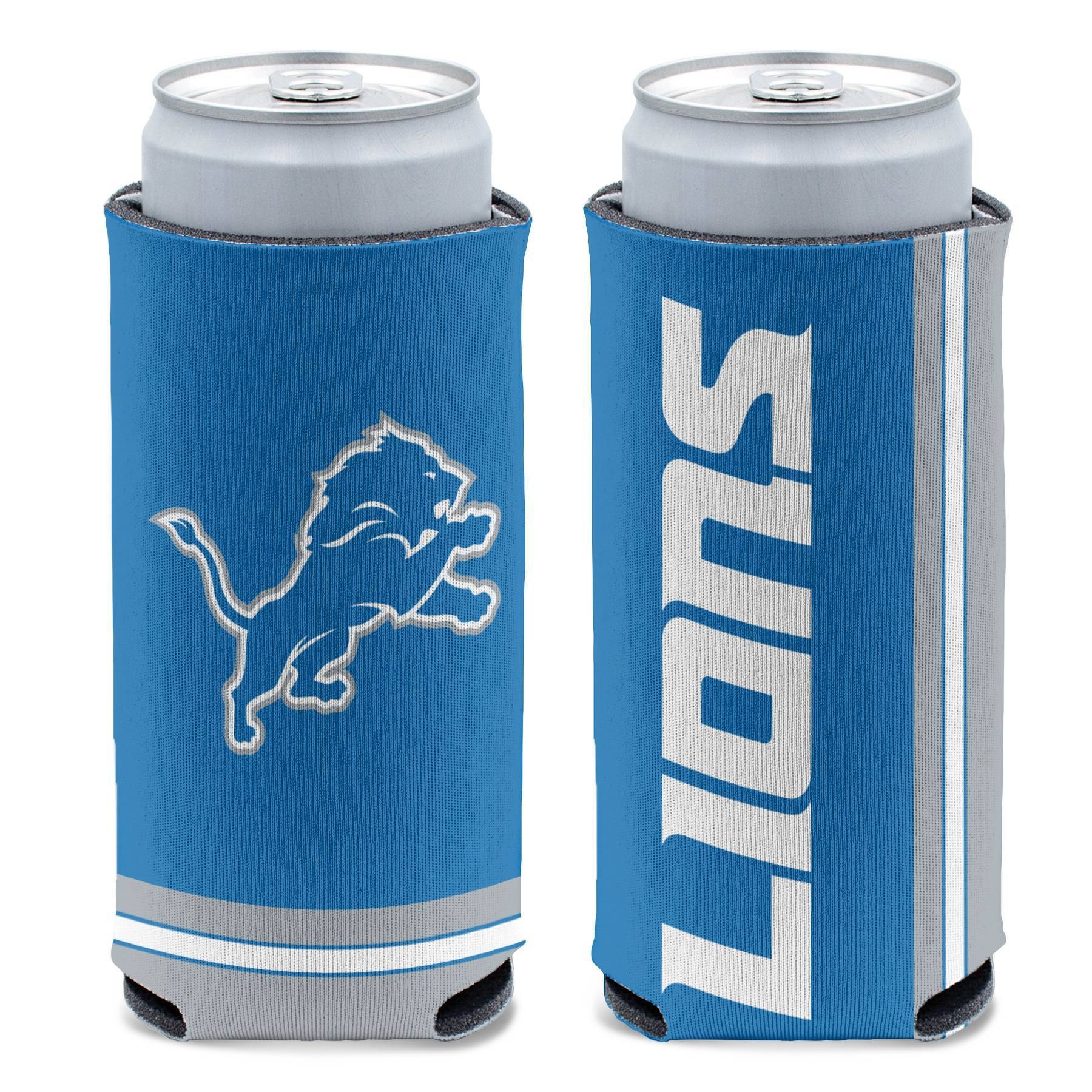 slide 1 of 1, NFL Detroit Lions Slim Can Cooler, 1 ct