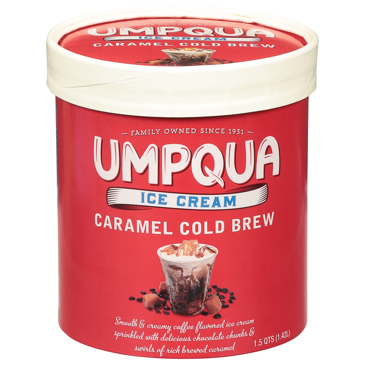 slide 1 of 9, Umpqua Caramel Cold Brew Ice Cream 1.5 qt, 1.5 qt
