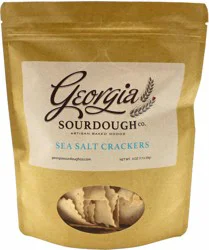 Georgia Sourdough Co. Sea Salt Crackers 4 oz