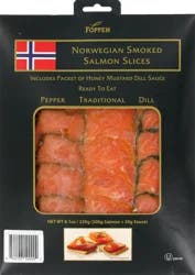 Foppen Norwegian Smoked Salmon Slices
