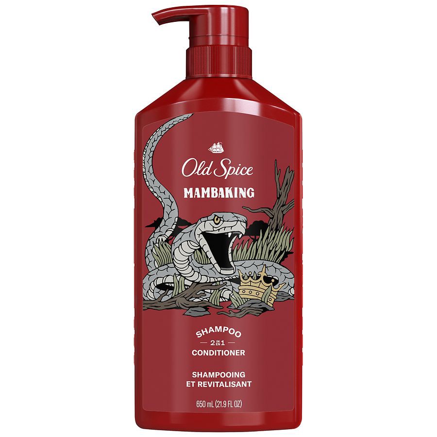 slide 1 of 1, Old Spice Mamba King 2 in 1 Shampoo and Conditioner for Men, 21.9 oz