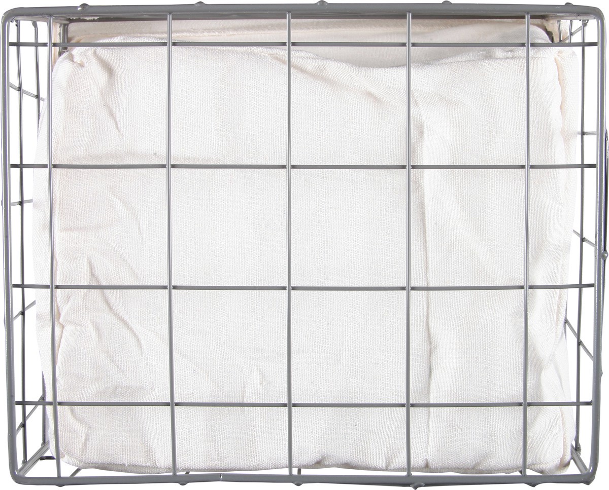 slide 6 of 9, Whitmor Wire Grid Small Tote with Liner, 1 ct