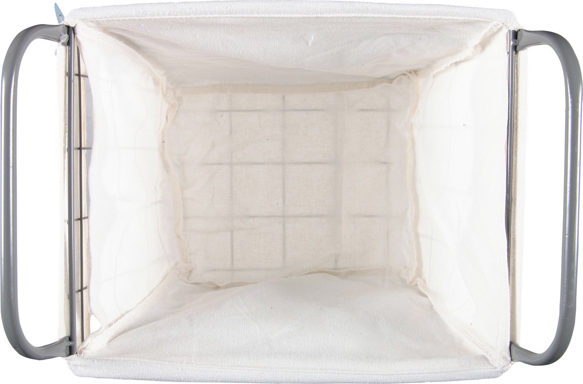 slide 2 of 9, Whitmor Wire Grid Small Tote with Liner, 1 ct